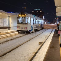 Photo taken at Hakodate-Eki-mae Station by クーラーつけっぱ毛布で昼寝 on 1/31/2023