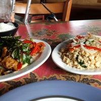 Photo taken at The Woodlands&amp;#39; Thai Cafe by David M. on 4/22/2015