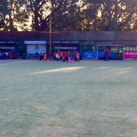 Photo taken at Cancha Hockey Césped Sintético by Ariel P. on 7/4/2015