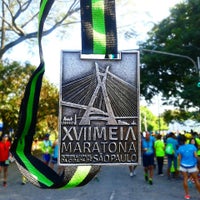 Photo taken at XVII Meia Maratona Da Cidade de São Paulo by Rômulo Z. on 4/10/2016