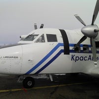 Photo taken at Cheremshanka Airport by Дмитрий В. on 3/13/2013
