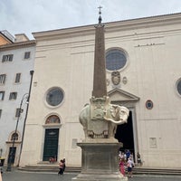 Photo taken at Piazza della Minerva by Janna H. on 6/4/2022