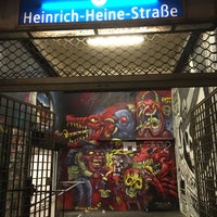Photo taken at U Heinrich-Heine-Straße by Lucie P. on 9/14/2018
