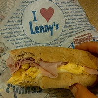 Photo taken at Lenny&amp;#39;s Sub Shop by Keiko S. on 1/17/2013