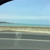 Photo taken at Lakeshore Drive &amp;amp; Chicago Ave by radstarr on 4/13/2017