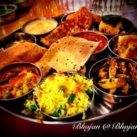 Photo taken at Bhojan Vegetarian Indian Cuisine by Rajitha G. on 3/2/2013