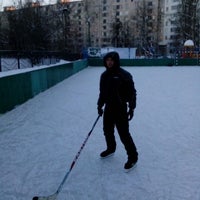 Photo taken at Хоккейная коробка в корчме &quot;У Васи&quot; by Антон М. on 1/26/2013