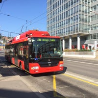 Photo taken at Námestie Franza Liszta (tram, bus, trolleybus) by amasamas on 8/28/2016