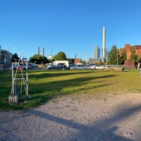 Photo taken at Väinö Vähäkallion puiston koira-aitaus by Marja N. on 8/16/2020