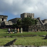 Photo taken at Tulum Archeological Site by Aldo M. on 1/16/2016