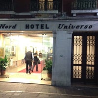 Photo taken at Universo &amp;amp; Nord Hotel Venice by . .. on 1/9/2013