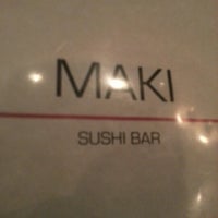 Photo taken at Maki Sushi Bar &amp;amp; Grill by Jeff G. on 12/23/2012