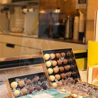 Photo taken at Pierre Marcolini Pâtisserie by Bandar S. on 6/23/2019