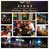 9/20/2014 tarihinde Michelle R.ziyaretçi tarafından Signs Restaurant'de çekilen fotoğraf