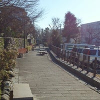 Photo taken at 染地せせらぎの散歩道 by XPERIA on 1/13/2013