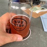 Photo taken at Bus Stop Burgers and Brewhouse by Beeriffic on 5/21/2019