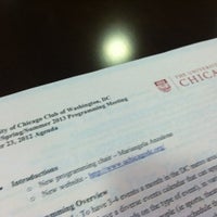 Photo taken at University Of Chicago DC Office by Serena M. on 10/24/2012