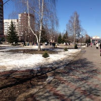 Photo taken at Бульвар Мира by Mikhail N. on 4/14/2013