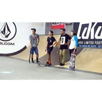 Photo taken at Motion Skate Park by Hermin B. on 8/21/2014