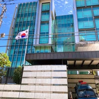Photo taken at Embassy of the Republic of Korea by Manami on 8/20/2021