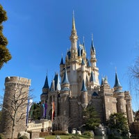 Photo taken at Cinderella Castle by Manami on 2/21/2022