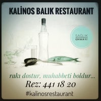 Photo taken at Kalinos Balık Restaurant by Şevket T. on 4/29/2017