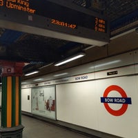 Photo taken at Bow Road London Underground Station by Fabio P. on 8/9/2022