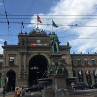 Photo taken at Zurich Main Station by Bilge Ü. on 8/5/2017