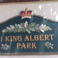 Photo taken at King Albert Park by Trang V. on 5/13/2014