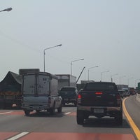 Photo taken at Not Easy To Pass Lane @ Rama 2 Exit Toll by Khae D. on 3/21/2019