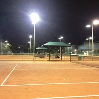 Photo taken at JCB (tennis court) by Letícia R. on 3/1/2013