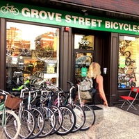 Photo taken at Grove Street Bicycles by Andrew A. on 8/21/2013
