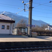 Photo taken at Bahnhof Fritzens-Wattens by Ian G. on 12/26/2018