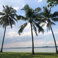 Photo taken at Pasir Ris Beach (Area 1) by Claire K. on 4/18/2021