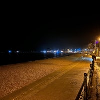 Photo taken at Lyme Regis Beach by Dave E. on 10/1/2022