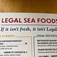 Photo taken at Legal Sea Foods by Albus S. on 7/8/2023
