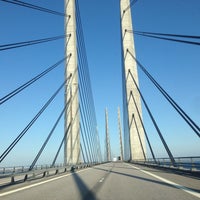 Photo taken at Øresund Bridge by Ronni E. on 5/14/2013
