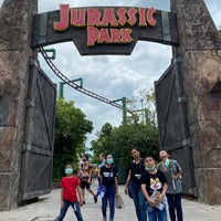 Photo taken at Jurassic Park Rapids Adventure by Sarawut P. on 2/9/2020