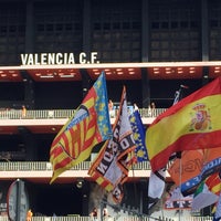 Photo taken at Mestalla Stadium by Raul M. on 10/15/2022