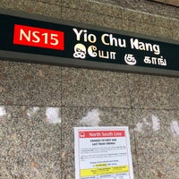 Photo taken at Yio Chu Kang MRT Station (NS15) by KylêAārön🇸🇬🌹 ك. on 9/11/2018
