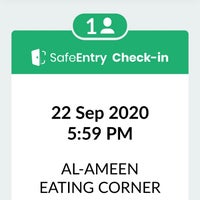 Photo taken at Al-Ameen Eating Corner by KylêAārön🇸🇬🌹 ك. on 9/22/2020