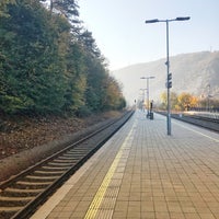 Photo taken at Železniční stanice Vrané nad Vltavou by Karolína M. on 10/19/2017