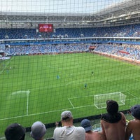 Photo taken at Kaliningrad Stadium by Vanya V. on 7/17/2021