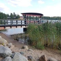 Photo taken at Tuorinniemen uimaranta by Xana H. on 7/18/2021