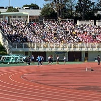 Photo taken at 三ツ沢公園陸上競技場 by Venus V. on 11/6/2019