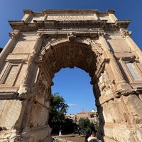 Photo taken at Arch of Titus by Reggie C. on 11/17/2023