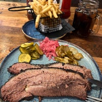Photo taken at Texas Jack&#39;s Barbecue by Enri V. on 3/7/2023