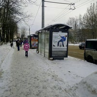 Photo taken at Остановка &amp;quot;Красноармейская улица&amp;quot; by Иришка К. on 12/30/2016