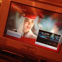 Photo taken at EK355 SIN-DXB / Emirates by Q on 1/22/2014