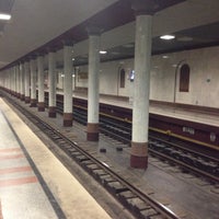 Photo taken at metro Rossiyskaya by Оксана Ф. on 12/29/2014